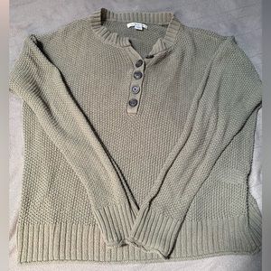 American Eagle green knit sweater/M